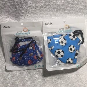 Face Masks Mixed Bundle Lot of 2 for kids face coverings